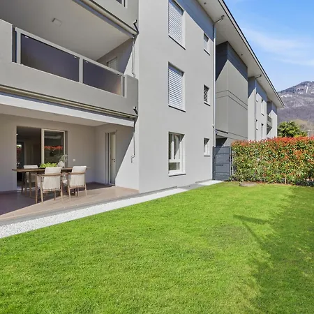 Giardino Felice Familienfreundliche Mit 240m2 Eigenem Garten & Klimaanlage *