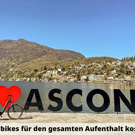 Giardino Felice Familienfreundliche Mit 240m2 Eigenem Garten & Klimaanlage Appartement Ascona